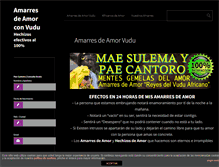 Tablet Screenshot of hechizos-amor-vudu.com